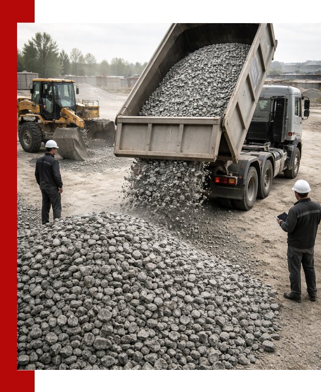 Доставка гранитного щебня фракции 20-40 в Вичуге