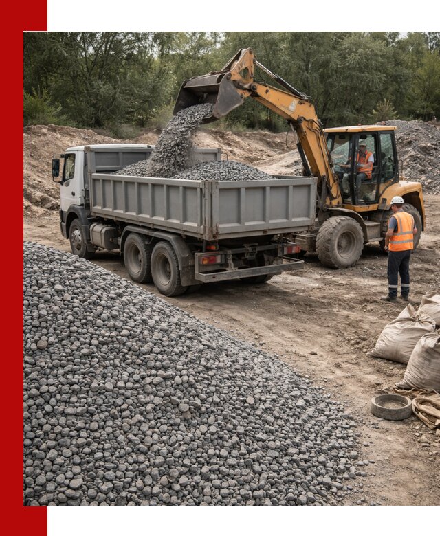 Доставка гравийного щебня в Вичуге оптом и в розницу