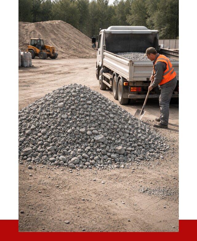 Гравийный щебень фракция 5-10 в Вичуге от 2235 р. | ПРОНЕРУДВчг