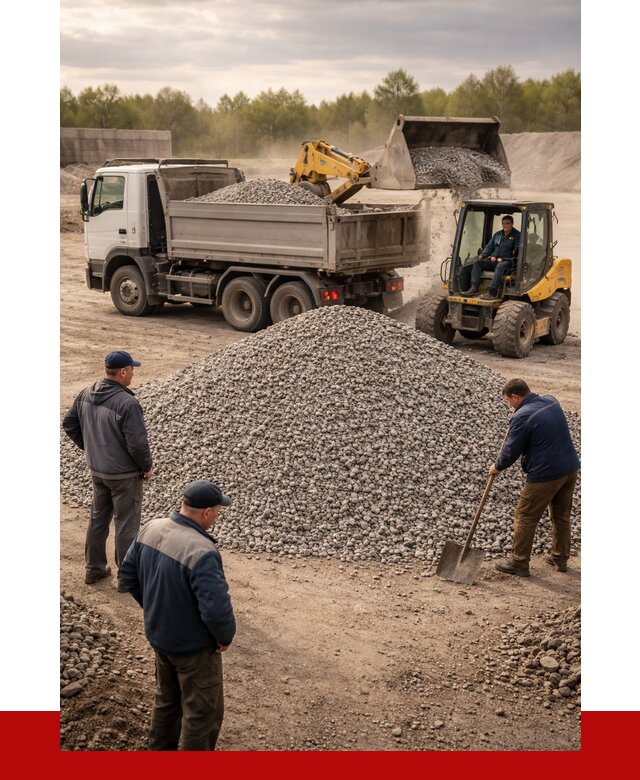 Гравийный щебень фракция 5-20 в Вичуге от 2438 р. ПРОНЕРУДВчг