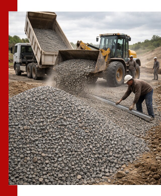 Гравийный щебень фракция 5-20 с доставкой в Вичуге