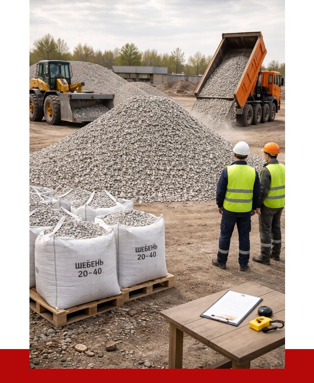 Известняковый щебень 20-40 в Вичуге от 2133 р. ПРОНЕРУДВчг