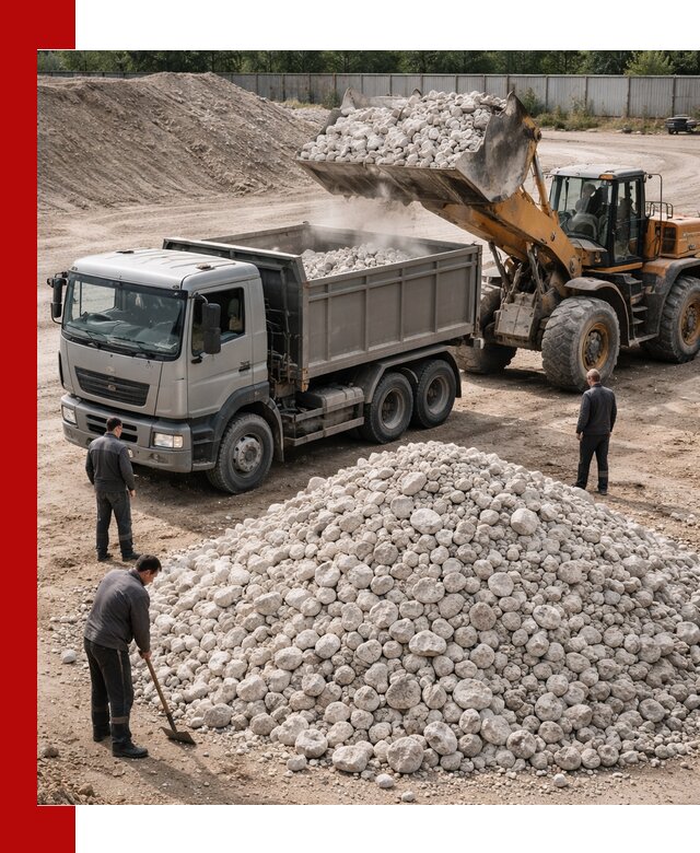 Известняковый щебень фракция 70–150 с доставкой в Вичуге