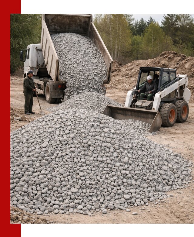 Доставка доломитового щебня в Вичуге напрямую от карьера