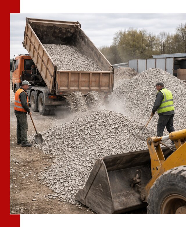 Доломитовый щебень фракции 5-20 с доставкой в Вичуге