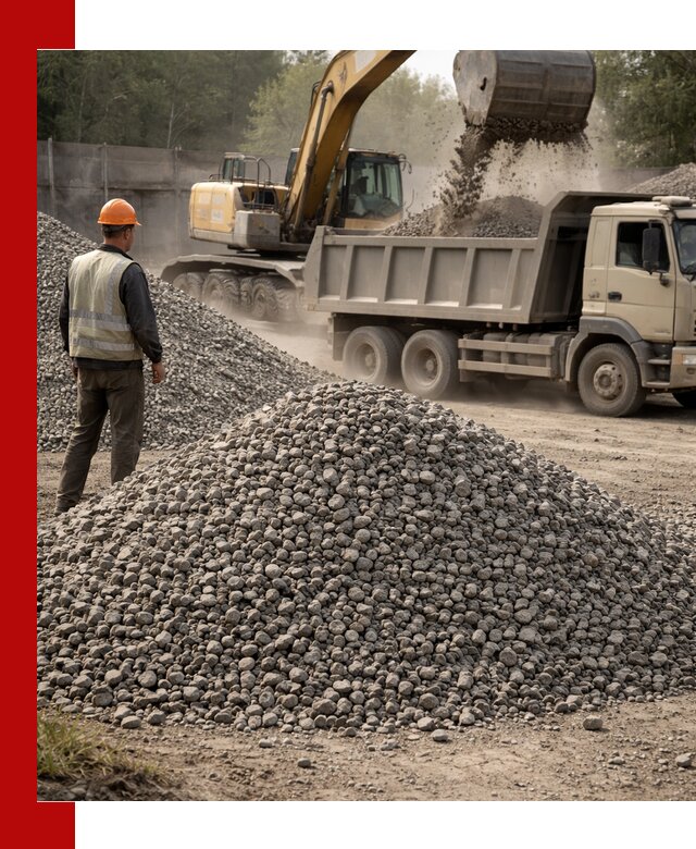 Шлаковый щебень фракция 5-20 с доставкой в Вичуге