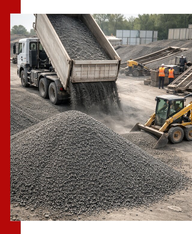 Вторичный щебень фракция 0–5 с доставкой в Вичуге