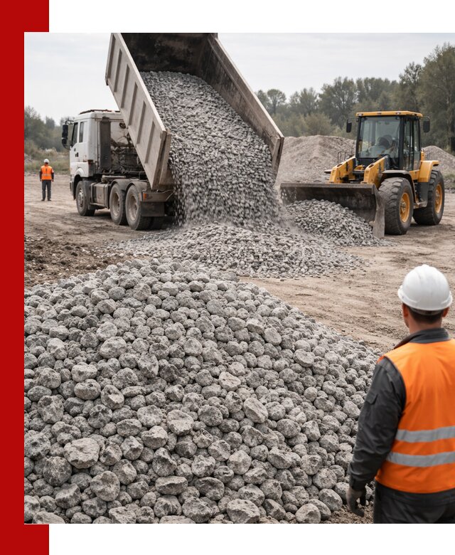 Доставка бетонного щебня фракции 20-40 в Вичуге