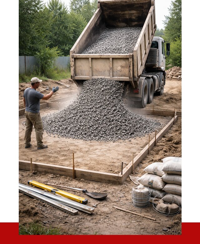 Купить щебень для фундамента в Вичуге от 4572 р. | ПРОНЕРУДВчг