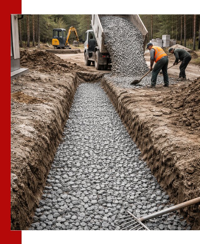 Щебень для дренажа с доставкой в Вичуге высокого качества