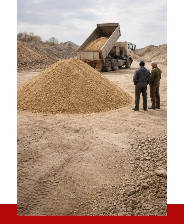 Карьерный песок крупнозернистый в Вичуге от 8635 р | ПРОНЕРУДВчг