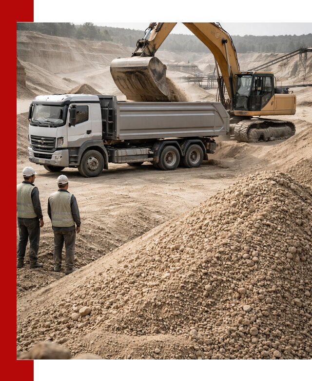 Карьерный крупнозернистый песок с доставкой в Вичуге