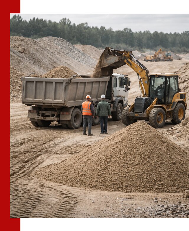 Карьерный среднезернистый песок с доставкой в Вичуге