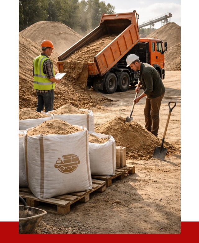 Строительный песок в Вичуге от 2235 р. с доставкой, ПРОНЕРУДВчг