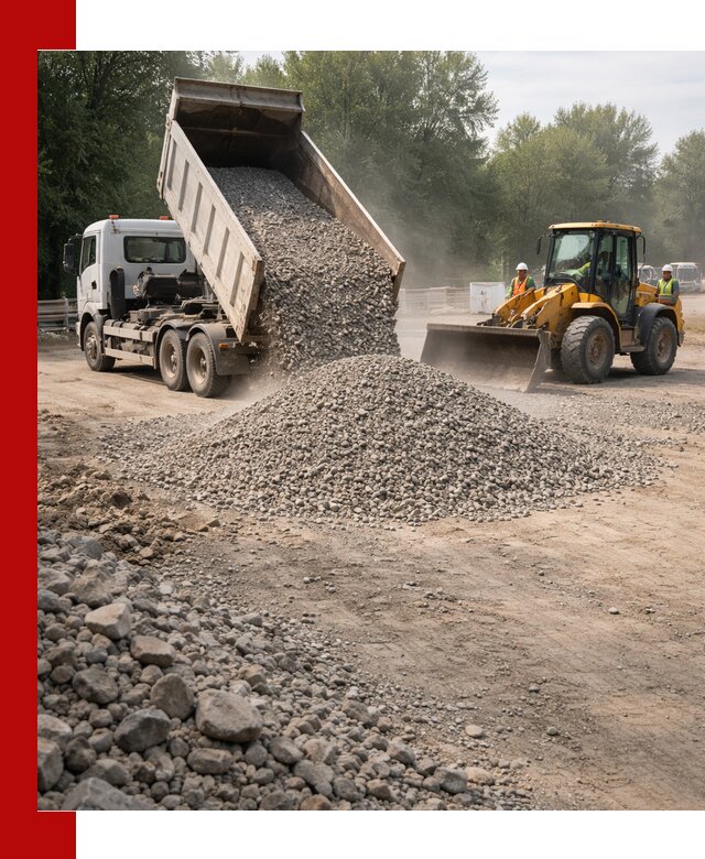 Гравий фракция 5–20 доставка в Вичуге оптом и в розницу