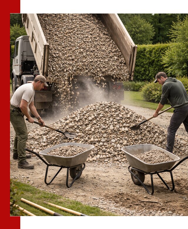 Доставка и продажа декоративной гальки в Вичуге