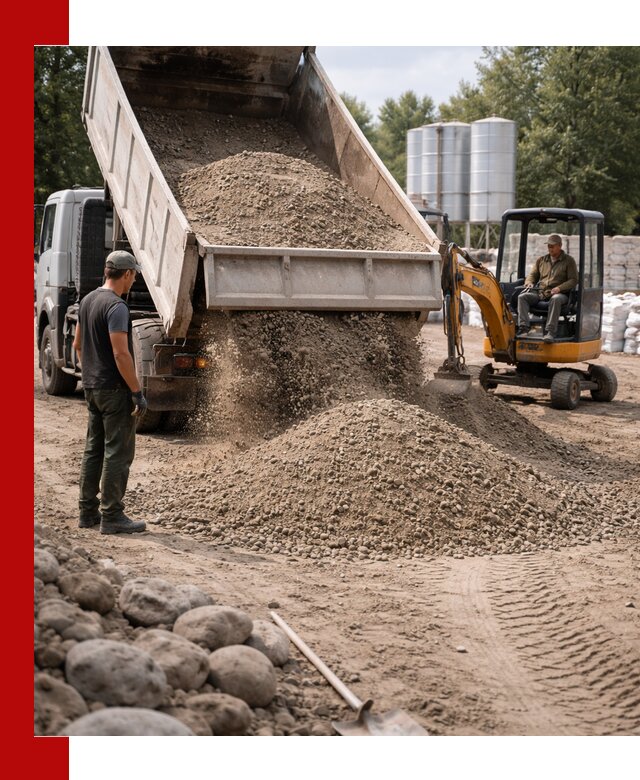 Доставка ПГС С3 в Вичуге самосвалами и миксерами