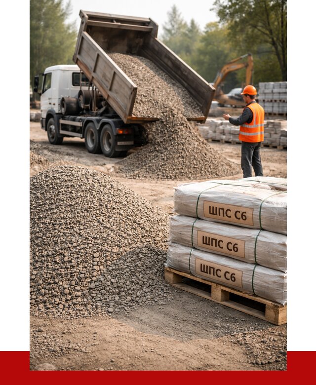 ЩПС С6 в Вичуге с доставкой от 2235 р. за куб | ПРОНЕРУДВчг
