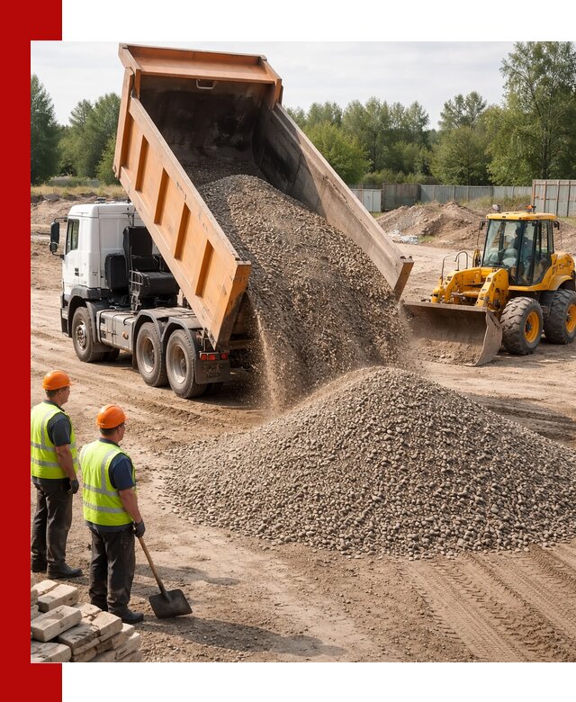 Доставка щебёночно-песчаной смеси ЩПС С7 в Вичуге