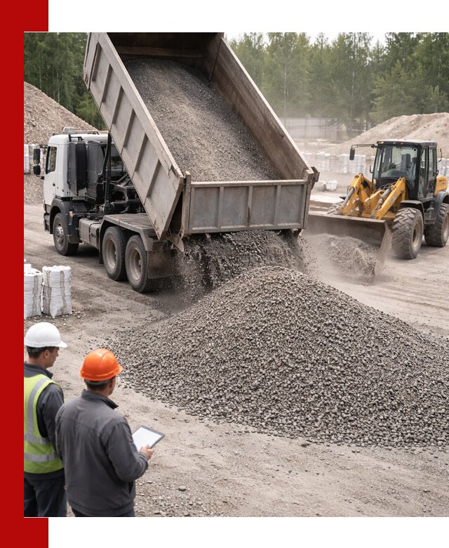 Доставка и продажа гранитного отсева 0-10 в Вичуге