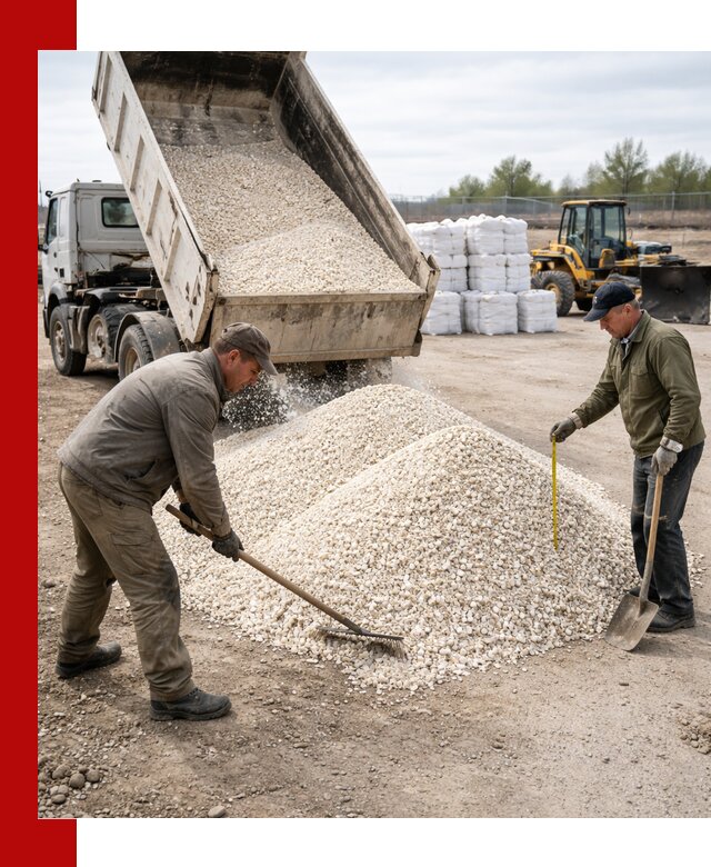 Мраморная крошка с доставкой и разгрузкой в Вичуге
