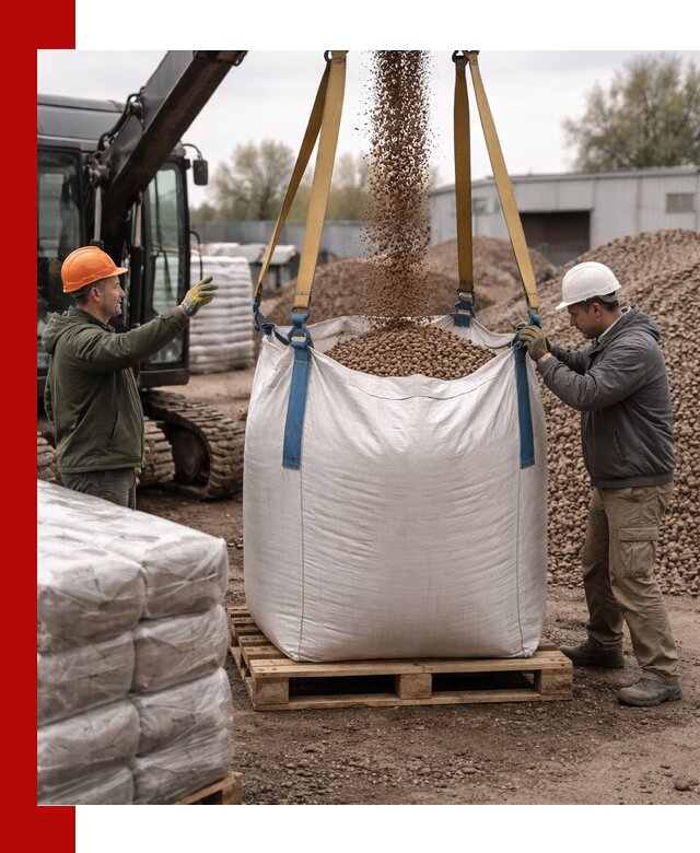 Керамзит в биг-бегах с доставкой в Вичуге