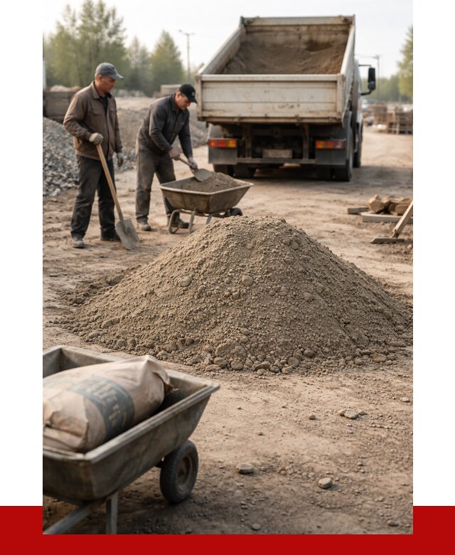 Цементно-песчаная смесь М150 в Вичуге от 4775 р. | ПРОНЕРУДВчг