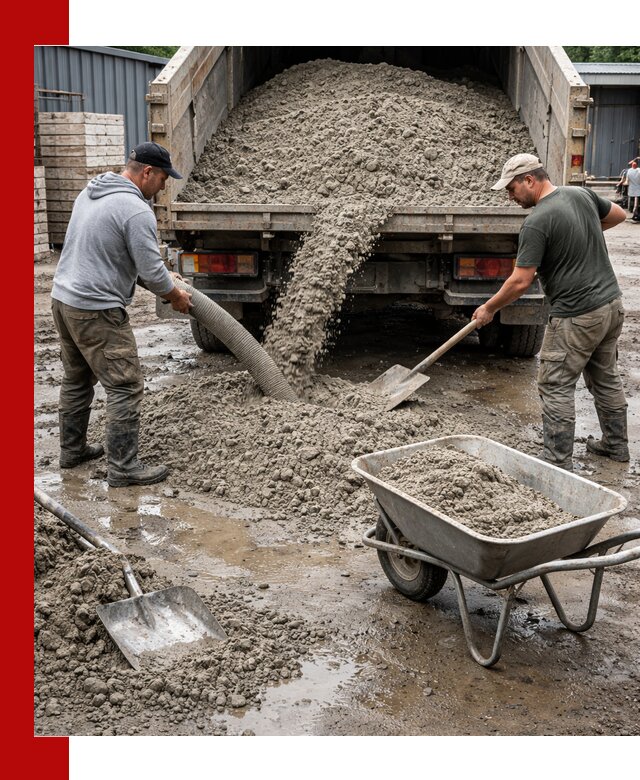 Цементно-песчаная смесь М150 доставка в Вичуге