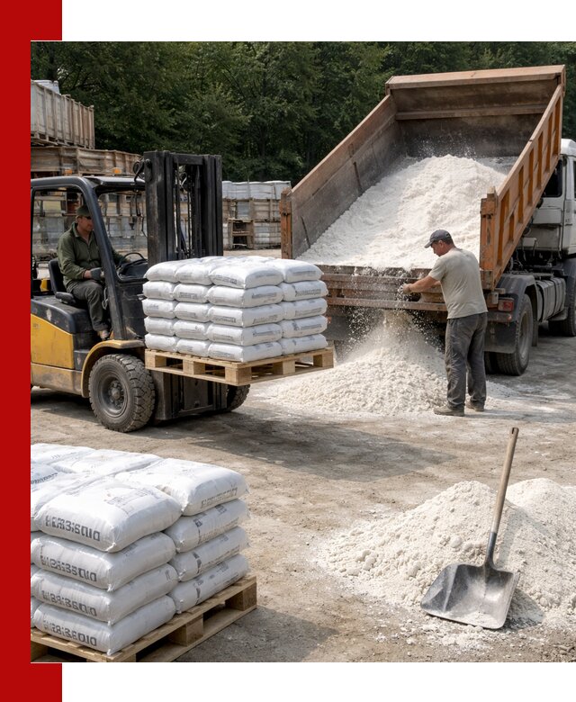 Доставка строительной извести оптом и в розницу в Вичуге