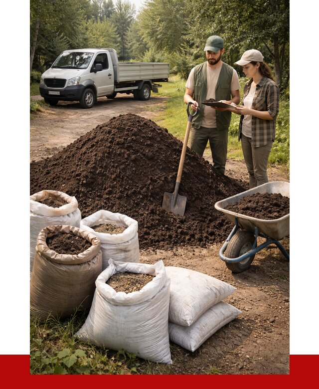 Купить грунт с доставкой в Вичуге от 4572 р. за м3 | ПРОНЕРУДВчг