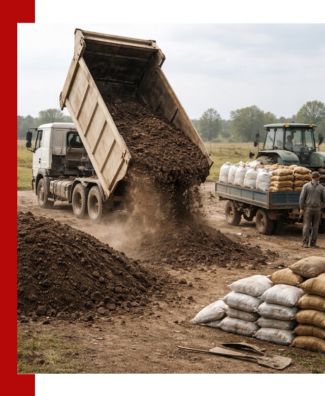 Доставка грунта и удобрений оптом в Вичуге для сельхоз и строительства
