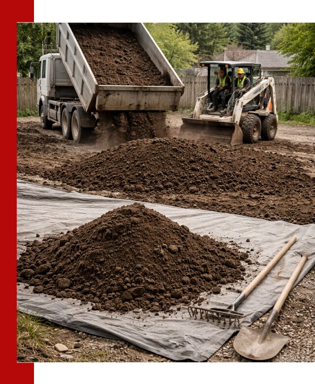 Грунт для отсыпки участка с доставкой в Вичуге