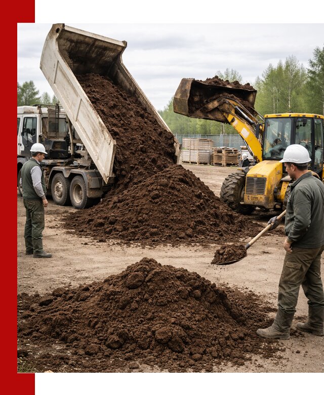 Доставка торфа оптом и в мешках в Вичуге