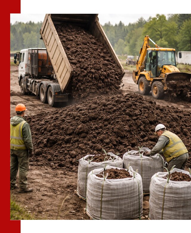 Доставка нейтрального торфа в Вичуге оптом и в розницу