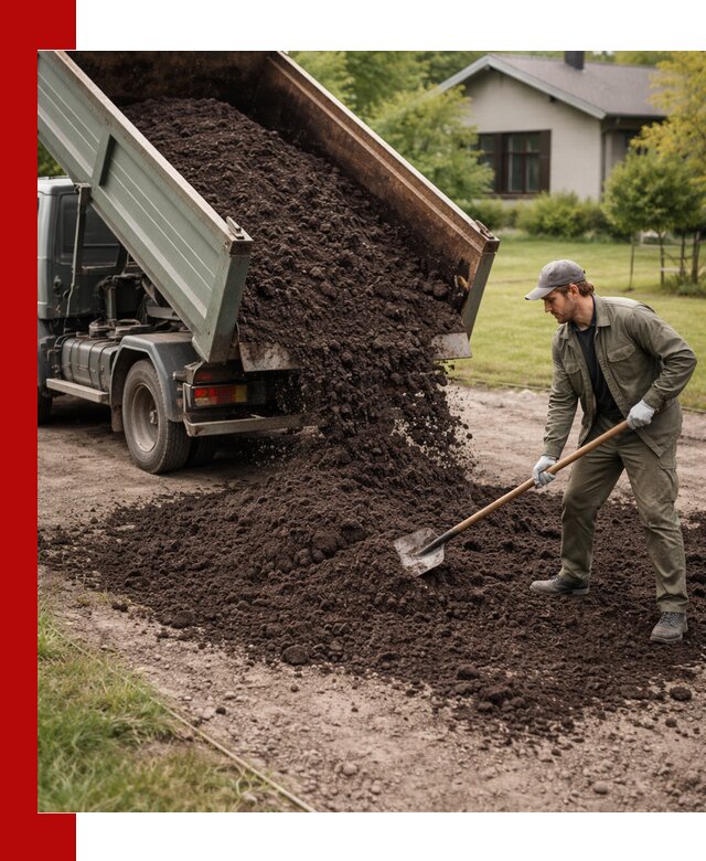 Чернозем для газона с доставкой в Вичуге быстро и качественно