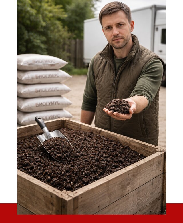 Купить биогумус в Вичуге с доставкой от 8635 р. за куб | ПРОНЕРУДВчг