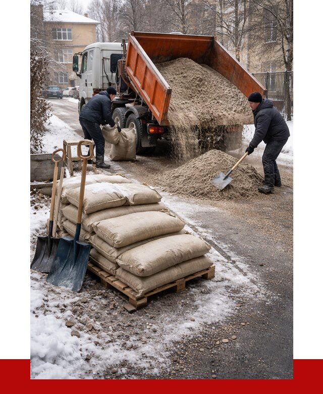 Противогололедные материалы оптом в Вичуге от 4267 р. | ПРОНЕРУДВчг