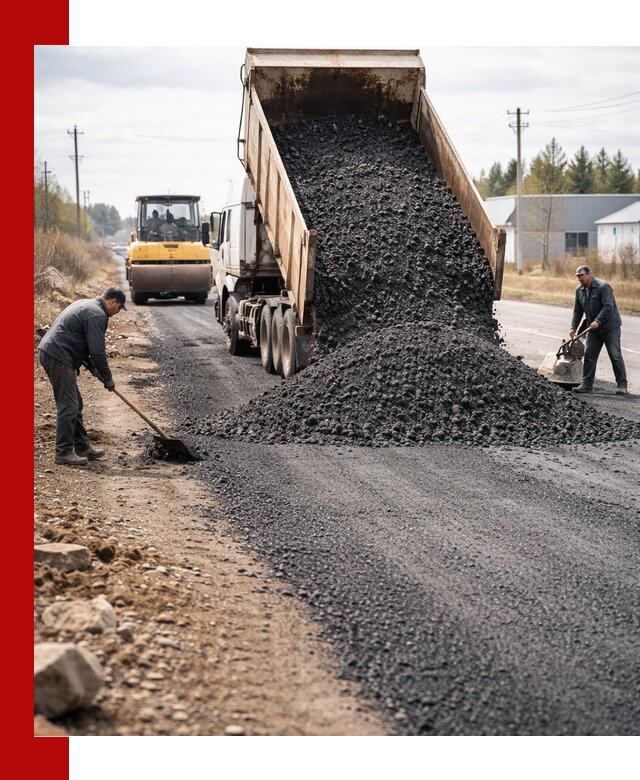 Асфальтовая крошка для дорог в Вичуге — поставка и доставка