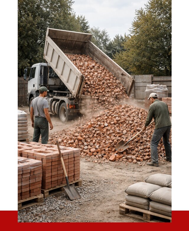 Бой кирпича в Вичуге с доставкой от 4267 руб/куб | ПРОНЕРУДВчг