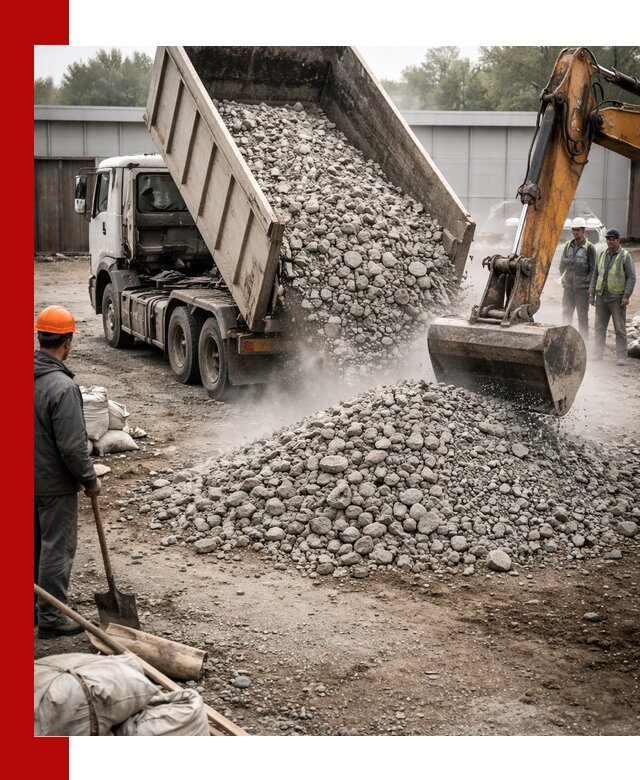 Доставка дробленого бетона в Вичуге оптом и в розницу