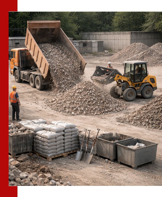 Вторичные материалы для отсыпки в Вичуге — поставка и доставка