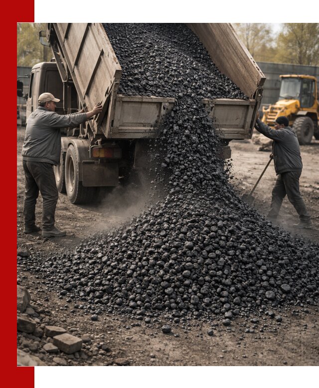 Доставка угля семечка самосвалами в Вичуге