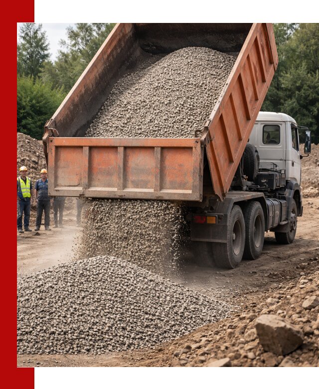 Доставка сыпучих материалов самосвалом в Вичуге быстро и надежно