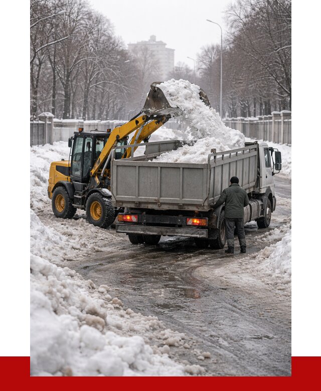 Вывоз снега с погрузкой в Вичуге от 3556 р. ПРОНЕРУДВчг