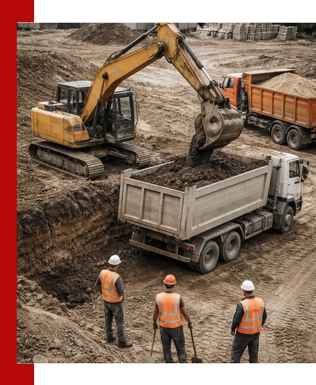 Разработка грунта для строительства и благоустройства в Вичуге