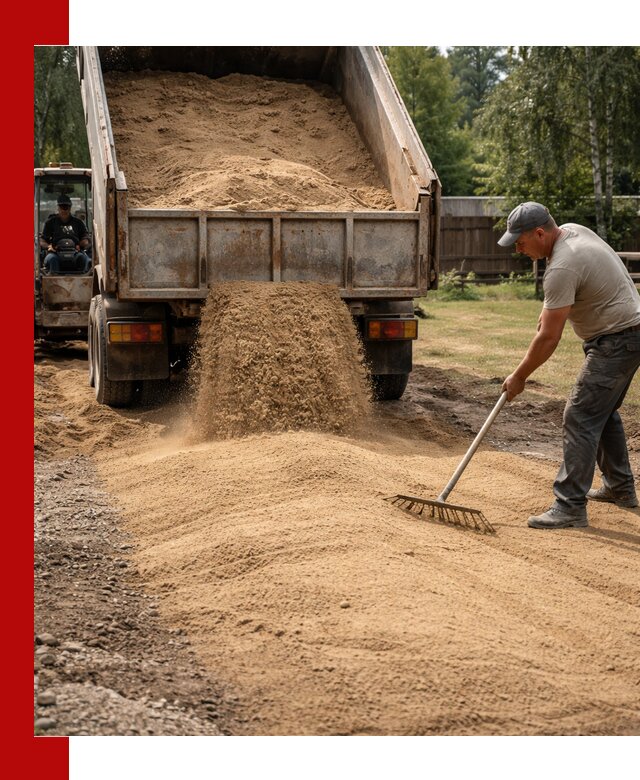 Отсыпка участка песком в Вичуге быстро и качественно