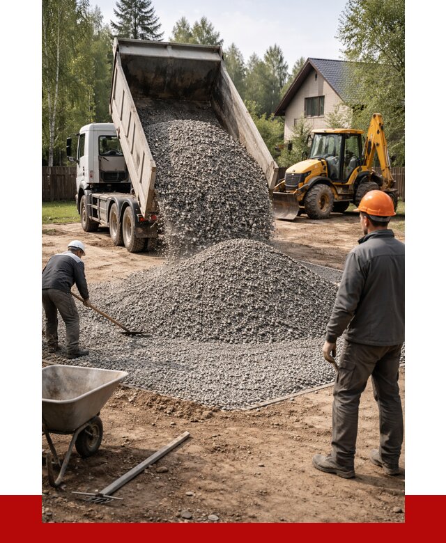 Отсыпка участка щебнем в Вичуге от 6603 р. ПРОНЕРУДВчг