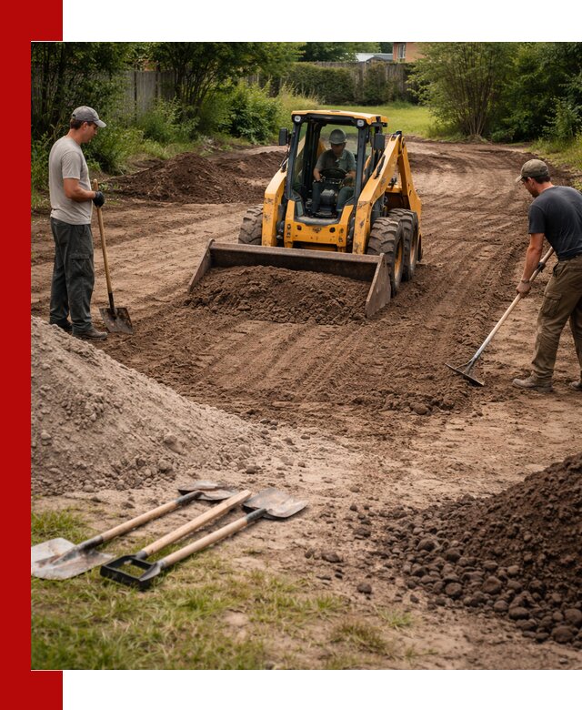 Планировка участка грунтом с вывозом и доставкой в Вичуге
