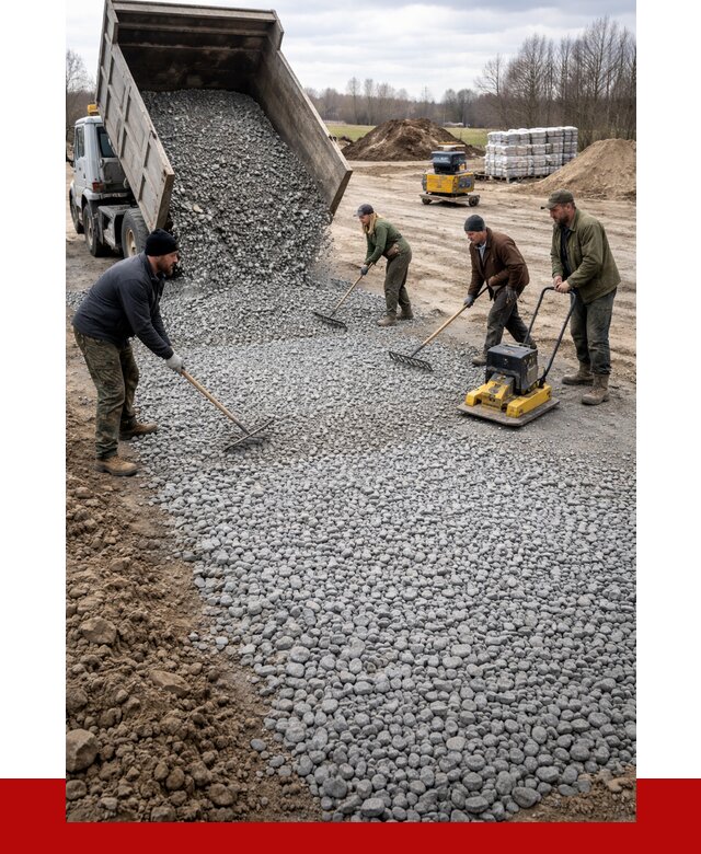 Устройство щебеночной подушки в Вичуге от 4572 р. ПРОНЕРУДВчг